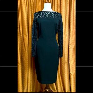 Black cocktail dress, size 12